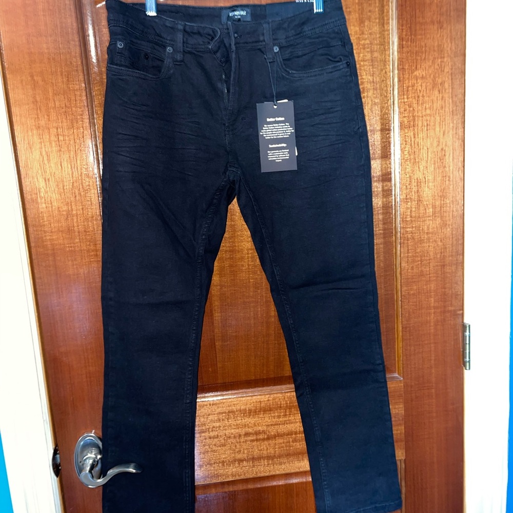 NEW- Black Jeans Kenneth Cole 32W x 30L